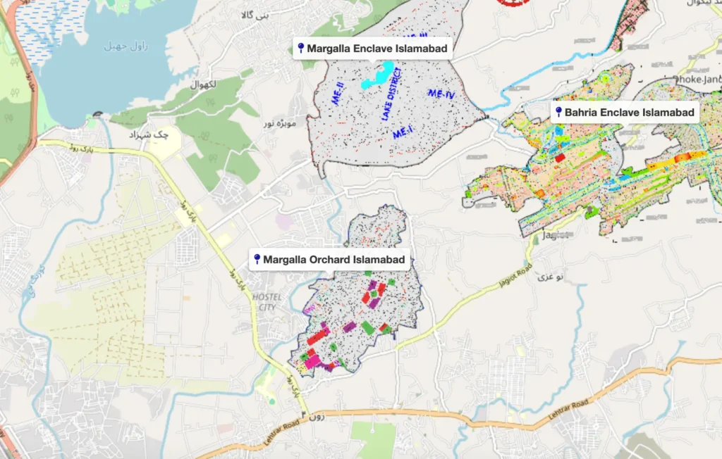 Margalla Orchards Location